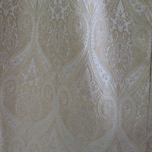 Kasper Le Suit Women's Beige Gold Floral Skirt, Suit Separate, Size 10 - Picture 8 of 15